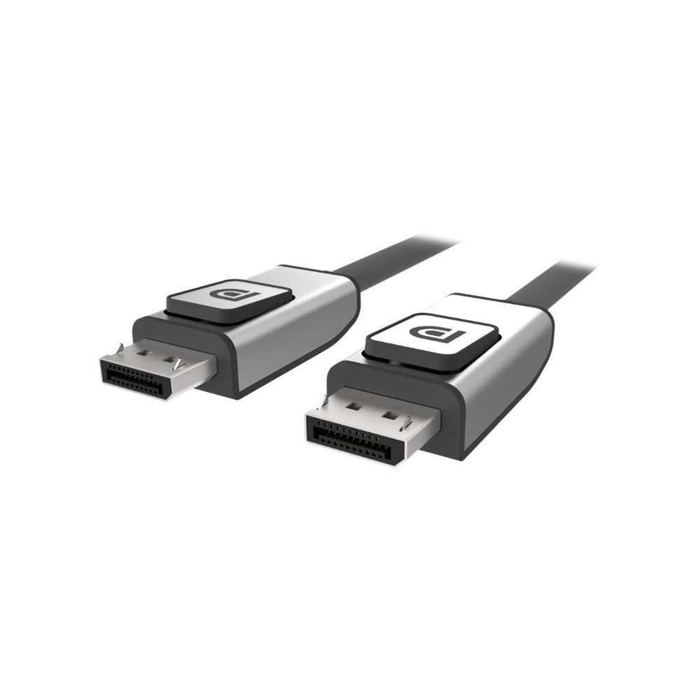 Produktbild för Belkin 6ft DisplayPort 1.2 Cable with Latches, M/M, 4k - DisplayPort-kabel - 1.8 m