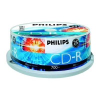 Produktbild för Philips - CD-R x 25 - 700 MB - lagringsmedier