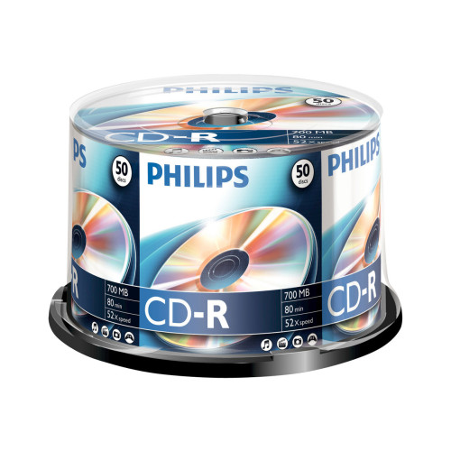 Philips Philips CR7D5NB50 - CD-R x 50 - 700 MB - lagringsmedier