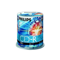 Produktbild för Philips CR7D5NB00 - CD-R x 100 - 700 MB - lagringsmedier