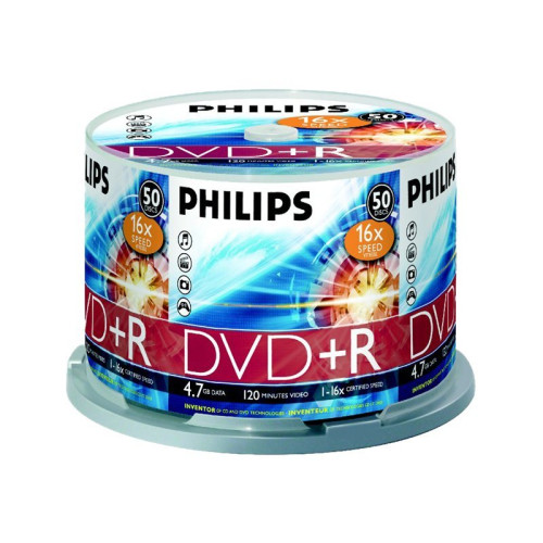 Philips Philips DR4S6B50F - DVD+R x 50 - 4.7 GB - lagringsmedier