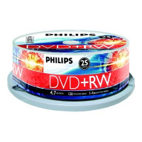 Produktbild för Philips DW4S4B25F - DVD+RW x 25 - 4.7 GB - lagringsmedier