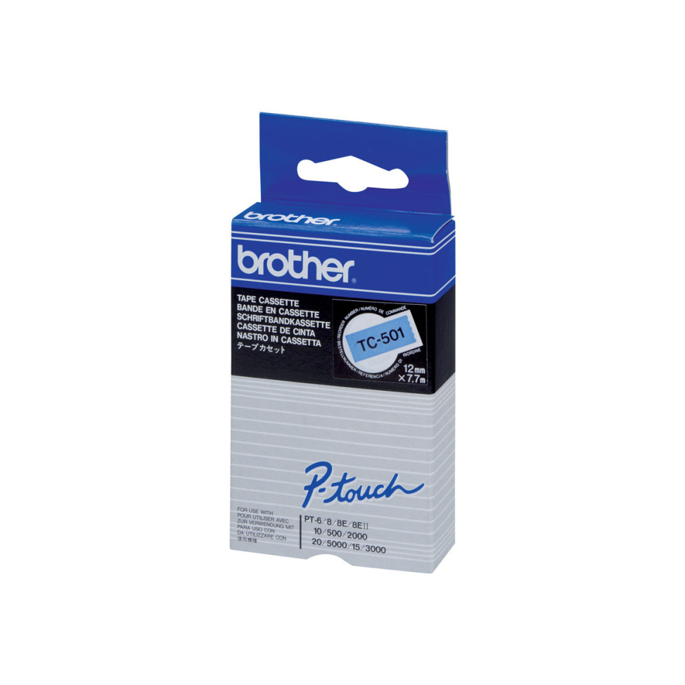 Produktbild för Brother - 1 stk - Rulle (1,2 cm x 7,7 m) - band för skrivare