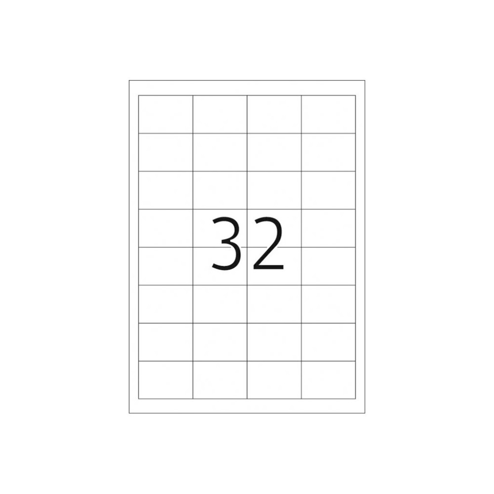 Produktbild för HERMA Premium - laminerade etiketter - matt - 800 etikett (er) - 48.3 x 33.8 mm
