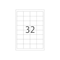 Produktbild för HERMA Premium - laminerade etiketter - matt - 800 etikett (er) - 48.3 x 33.8 mm