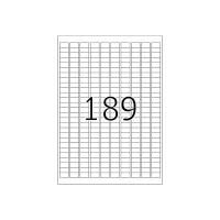 Produktbild för HERMA Premium - laminerade etiketter - matt - 4725 etikett (er) - 25.4 x 10 mm