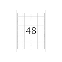 Produktbild för HERMA Special - etiketter - matt - 960 etikett (er) - 45.7 x 21.2 mm