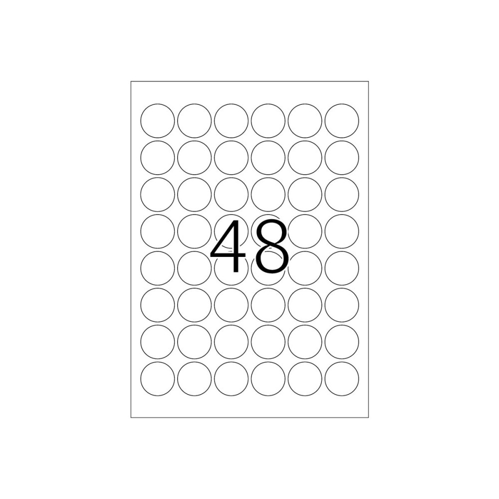 Produktbild för HERMA Special - etiketter - matt - 1200 etikett (er) - 30 mm rund