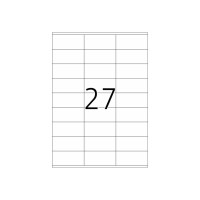 Produktbild för HERMA Premium - laminerade etiketter - matt - 2700 etikett (er) - 70 x 32 mm