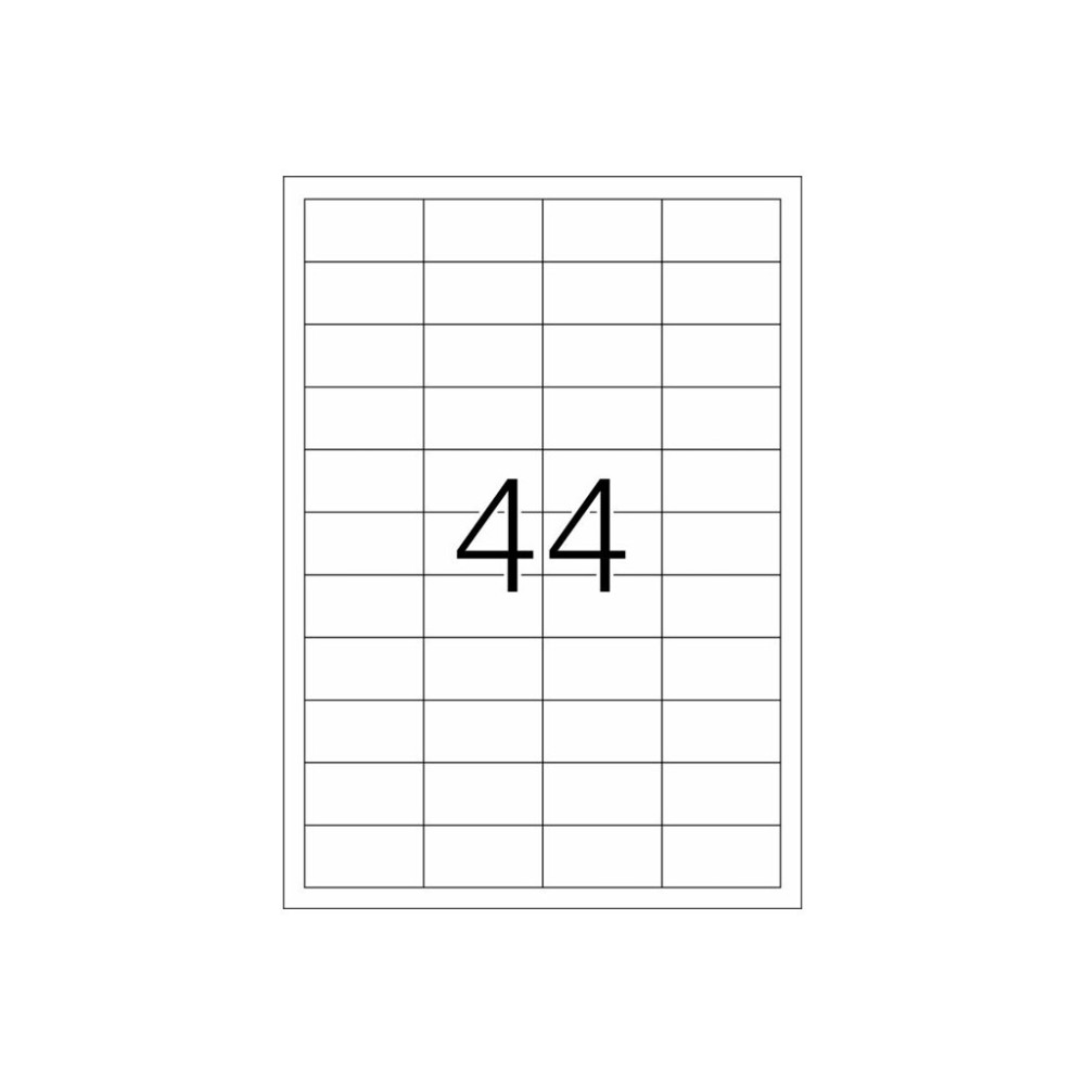 Produktbild för HERMA Premium - laminerade etiketter - matt - 1100 etikett (er) - 48.3 x 25.4 mm