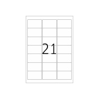 Produktbild för HERMA Special - adresslappar - matt - 2100 etikett (er) - 63.5 x 38.1 mm