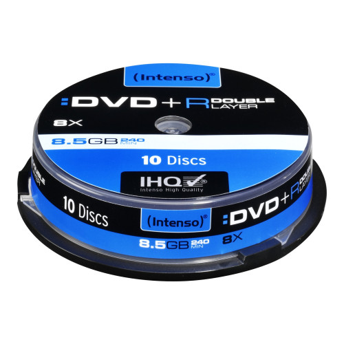 Intenso Intenso - DVD+R DL x 10 - 8.5 GB - lagringsmedier
