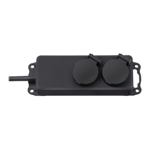 Brennenstuhl brennenstuhl Extension socket IP44 2-way black 2m H07RN-F 3G1,5 - effektband