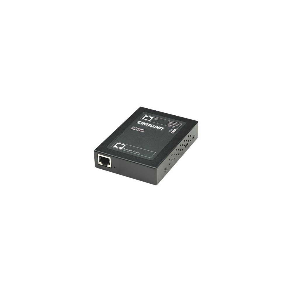 Produktbild för Intellinet Power over Ethernet (PoE+) Splitter, IEEE802.3at, 5, 7.5, 9 or 12 V DC output voltage - PoE linjedelare