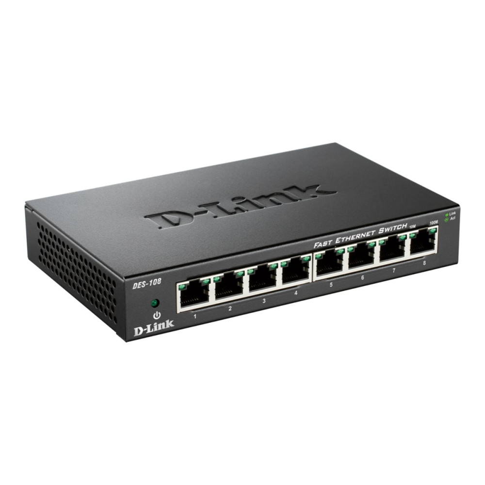 Produktbild för D-Link DES 108 - switch - 8 portar
