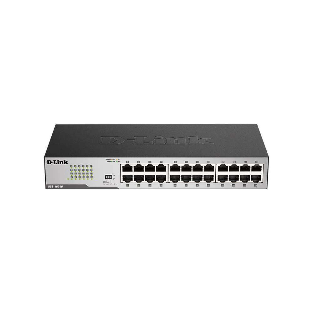 Produktbild för D-Link DGS 1024D - switch - 24 portar