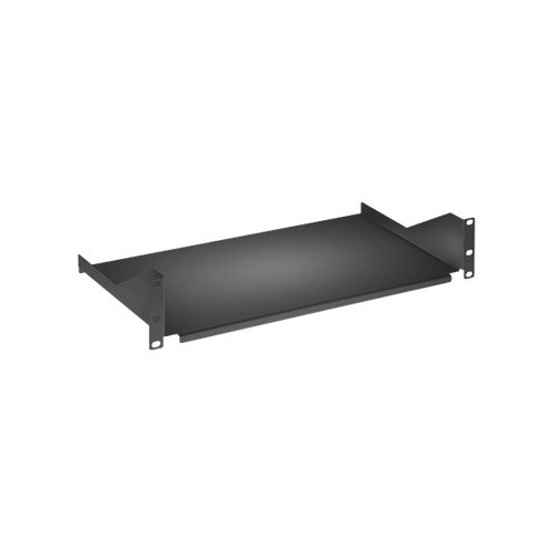 intellinet Intellinet 19" Cantilever Shelf, 2U, Fixed, Depth 400mm, Max 25kg, Black, Three Year Warranty - hylla för rack - 2U