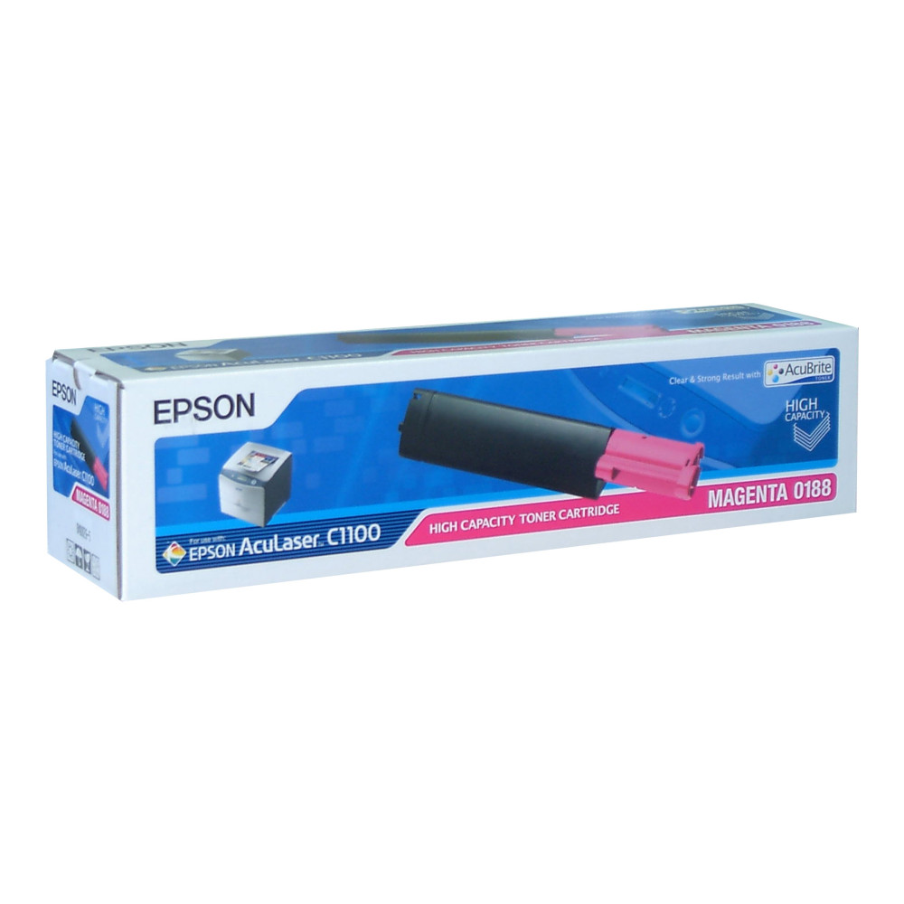 Produktbild för Epson 0188 - hög kapacitet - magenta - original - tonerkassett