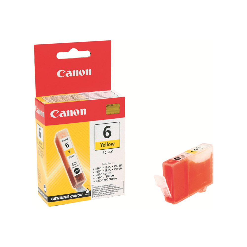 Produktbild för Canon BCI-6Y - gul - original - bläcktank