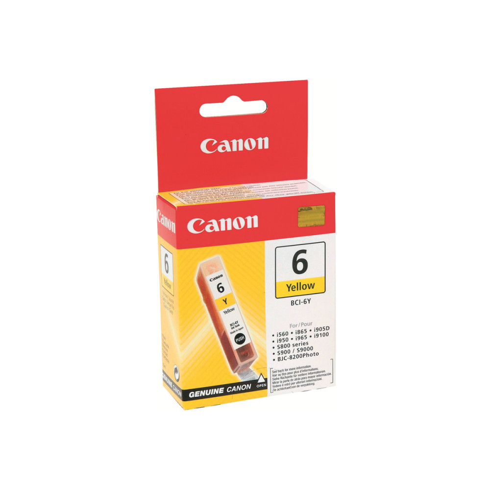 Produktbild för Canon BCI-6Y - gul - original - bläcktank