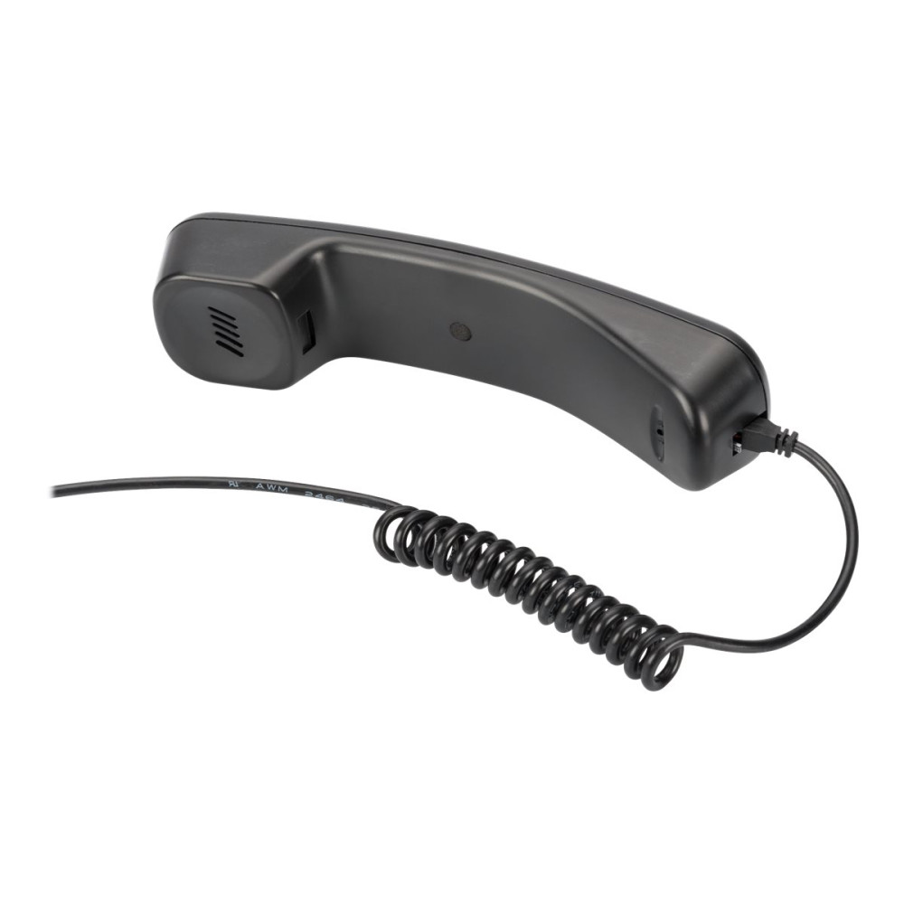 Produktbild för DIGITUS SKYPE USB telephone handset DA-70772 - IP-telefonlur