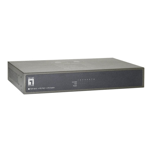 LevelOne LevelOne FEP-0812 - switch - 8 portar - ohanterad - rackmonterbar