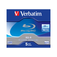 Produktbild för Verbatim - BD-R x 5 - 25 GB - lagringsmedier