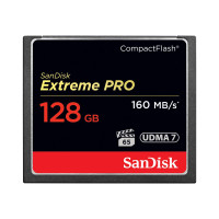 Produktbild för SanDisk Extreme PRO - flash-minneskort - 128 GB - CompactFlash