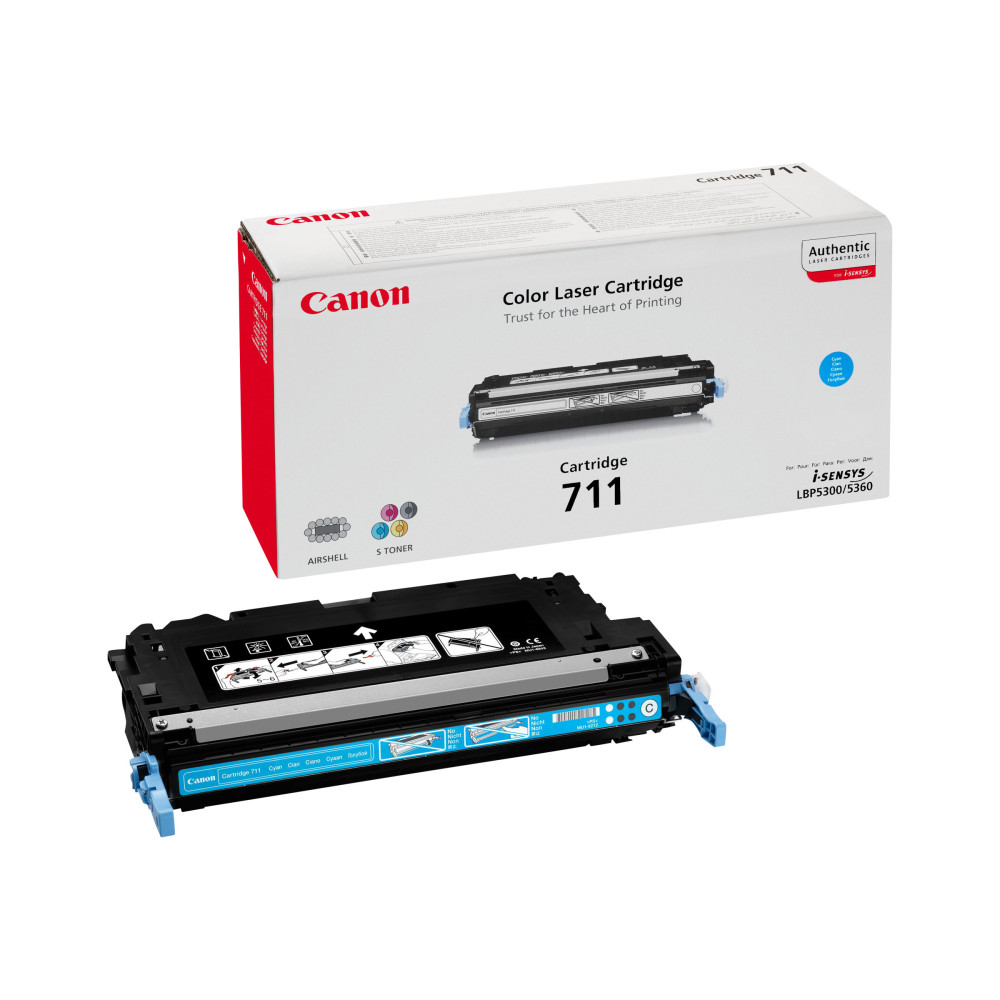 Produktbild för Canon 711 - cyan - original - tonerkassett