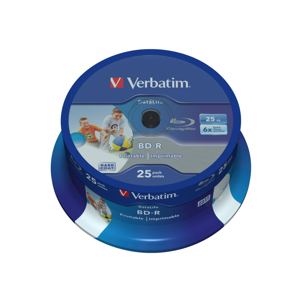Produktbild för Verbatim DataLife - BD-R x 25 - 25 GB - lagringsmedier