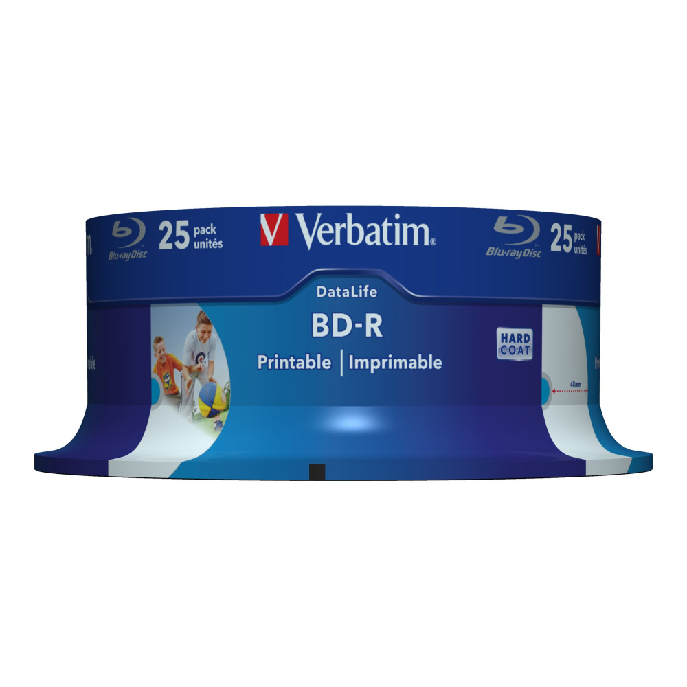 Produktbild för Verbatim DataLife - BD-R x 25 - 25 GB - lagringsmedier