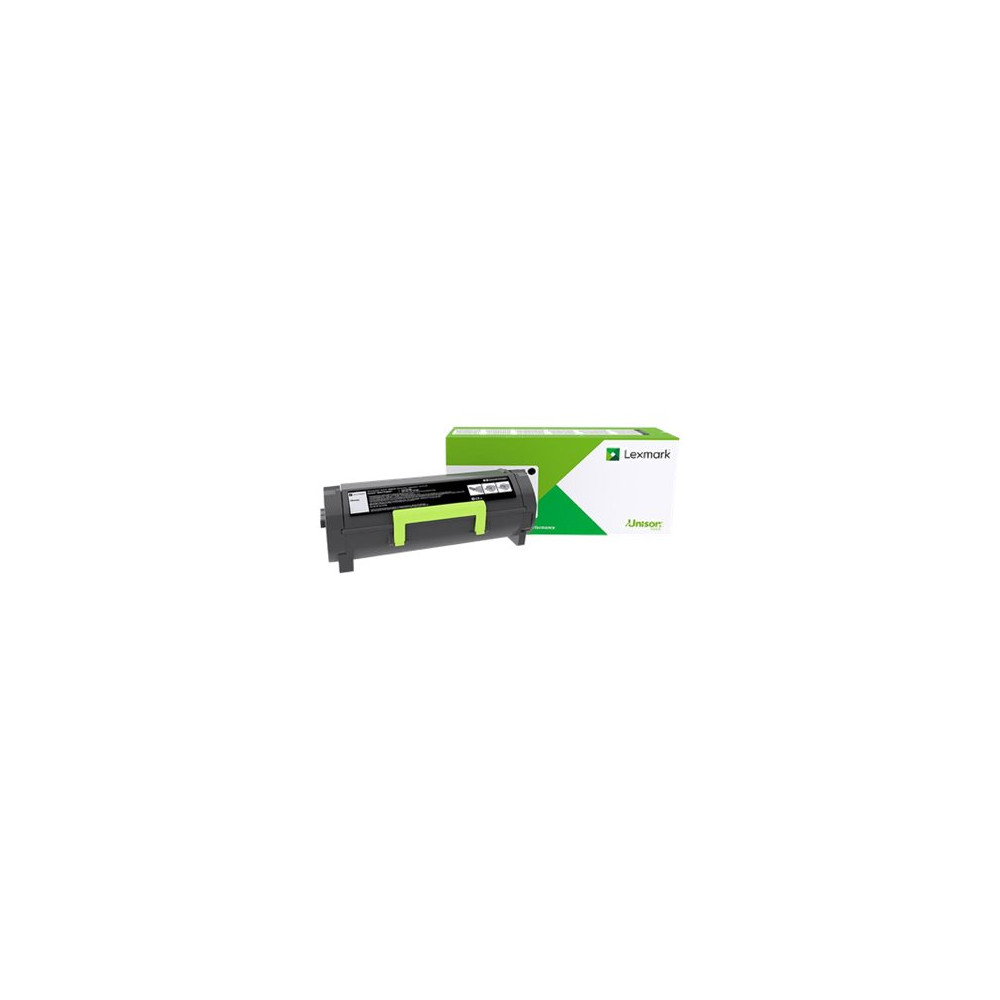 Produktbild för Lexmark 502X - Extra lång livslängd - svart - original - tonerkassett - Lexmark Corporate