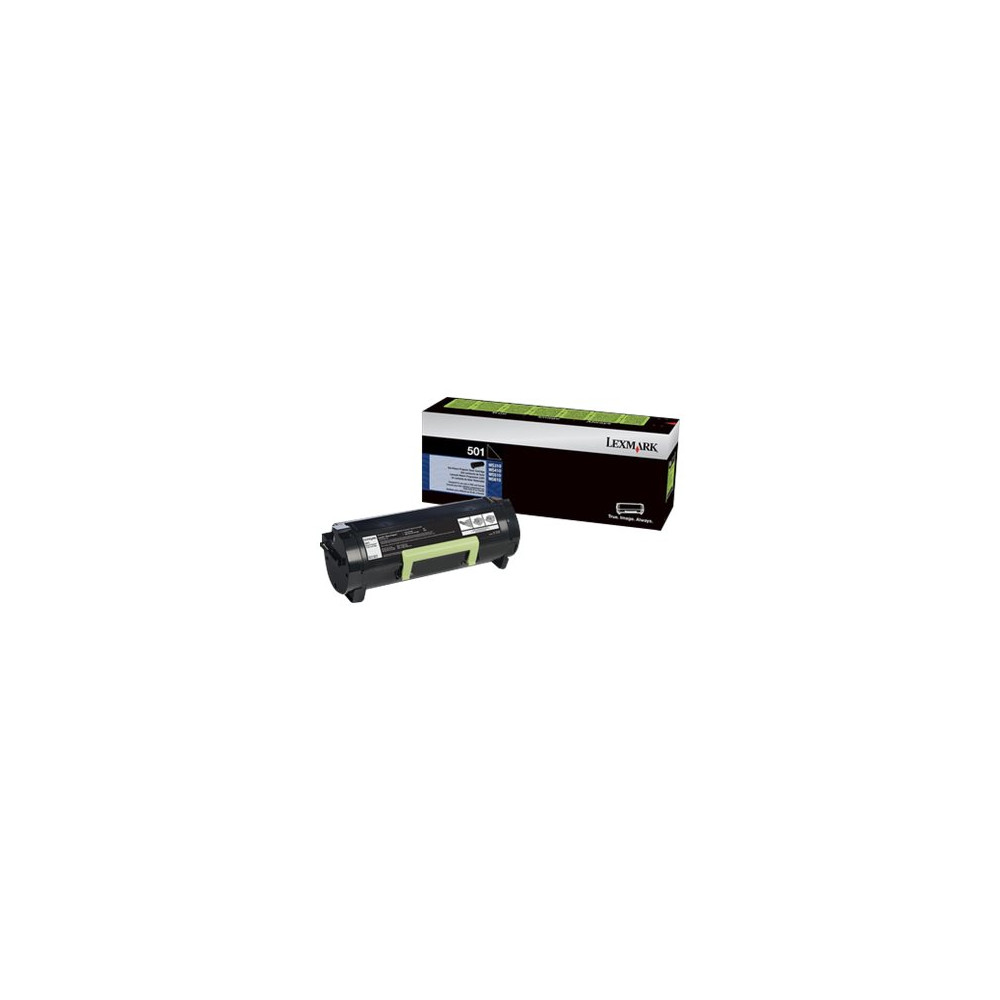 Produktbild för Lexmark 502X - Extra lång livslängd - svart - original - tonerkassett - Lexmark Corporate