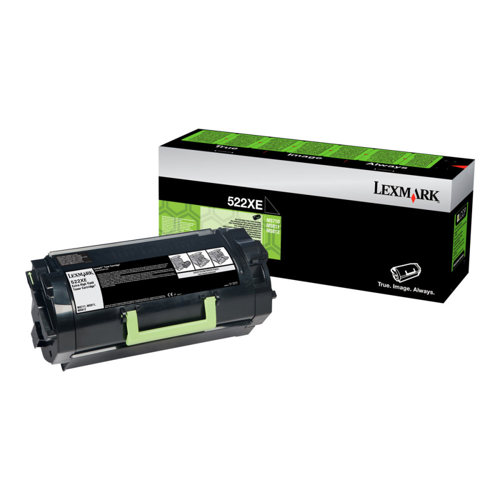 Produktbild för Lexmark 522XE - Extra lång livslängd - svart - original - tonerkassett - Lexmark Corporate