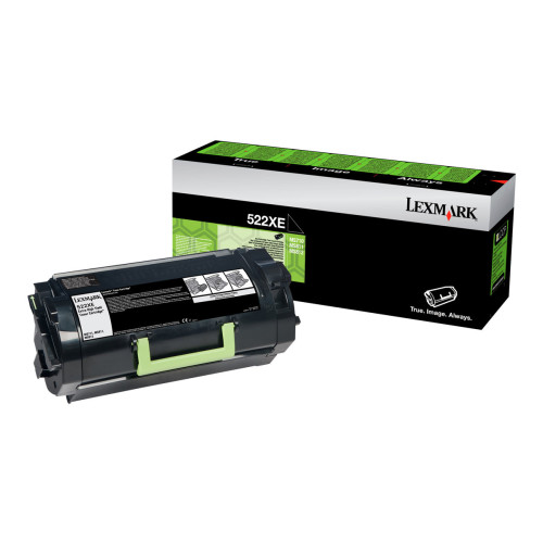 Lexmark International Lexmark 522XE - Extra lång livslängd - svart - original - tonerkassett - Lexmark Corporate