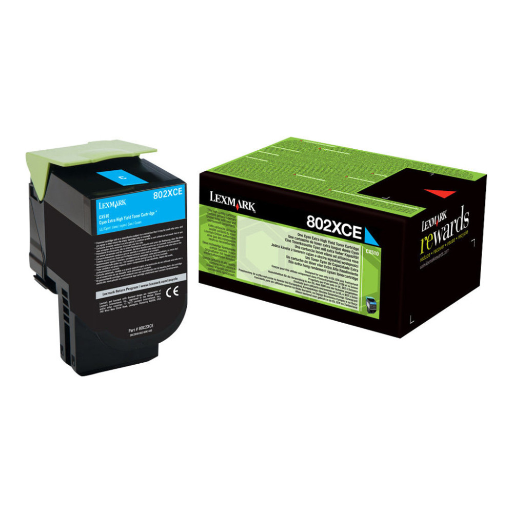 Produktbild för Lexmark - cyan - original - tonerkassett