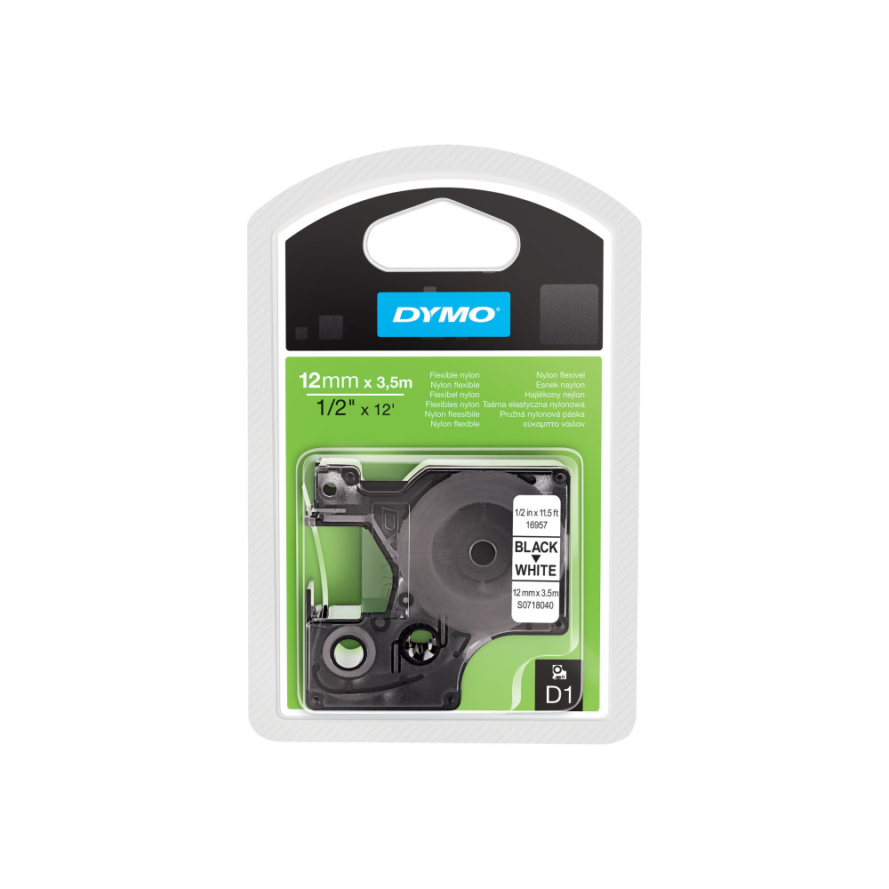 Produktbild för DYMO - flexibel tape - 1 kassett(er) - Roll (1.2 cm x 3.5 m)