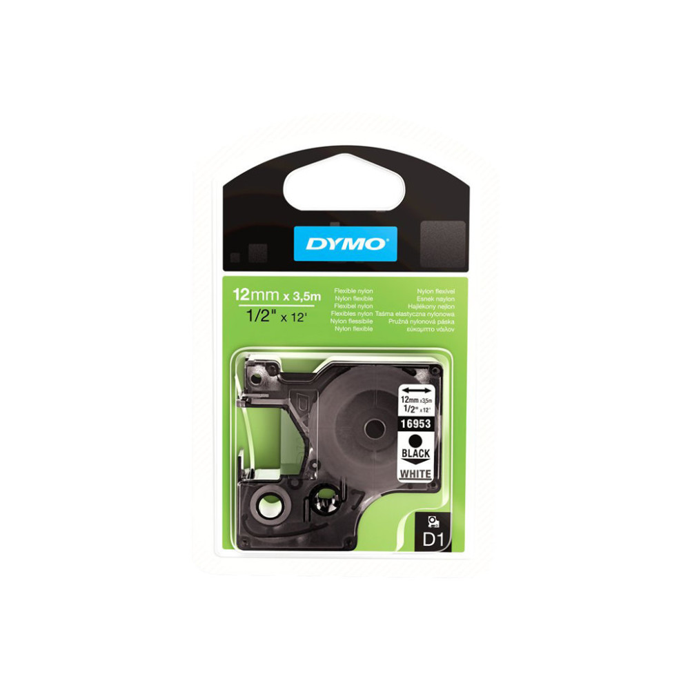 Produktbild för DYMO - flexibel tape - 1 kassett(er) - Roll (1.2 cm x 3.5 m)