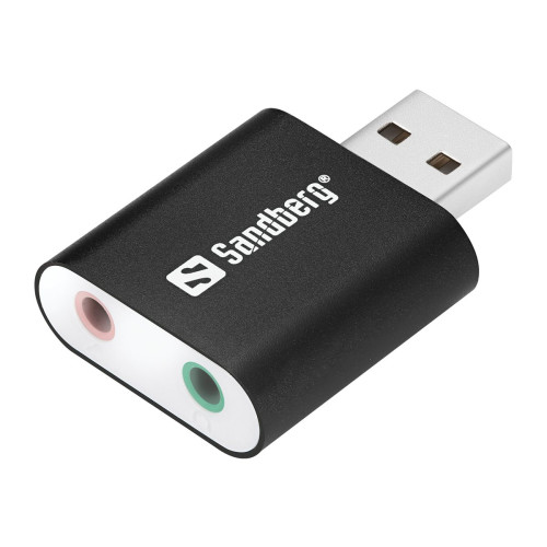 Sandberg USB to Sound Link ljudkort - USB - Övrigt inom datorkomponenter