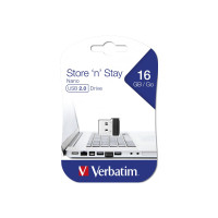 Produktbild för Verbatim Store 'n' Stay USB Drive - USB flash-enhet - 16 GB