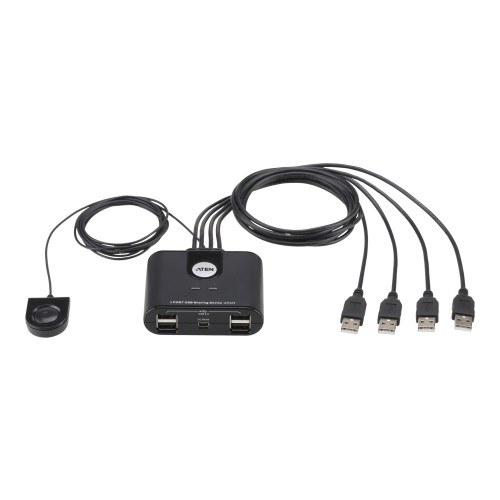 ATEN Technology ATEN US424 4-Port USB Peripheral Sharing Device - USB-växel