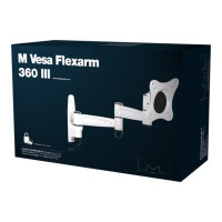 Produktbild för Multibrackets M VESA Flexarm 360 III monteringssats - för LCD-TV - svart