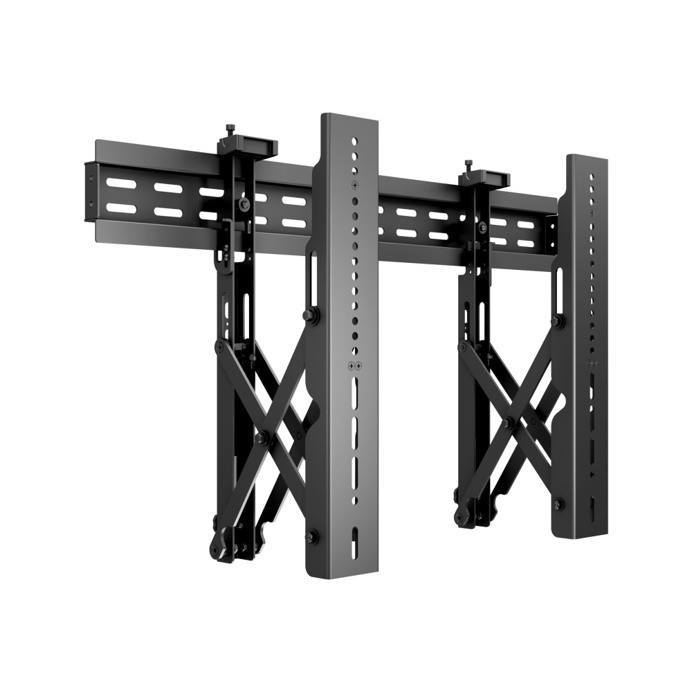 Produktbild för Multibrackets M Public Video Wall Mount Push monteringssats - för platt panel - svart och skiffer