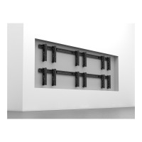 Produktbild för Multibrackets M Public Video Wall Mount Push monteringssats - för platt panel - svart och skiffer