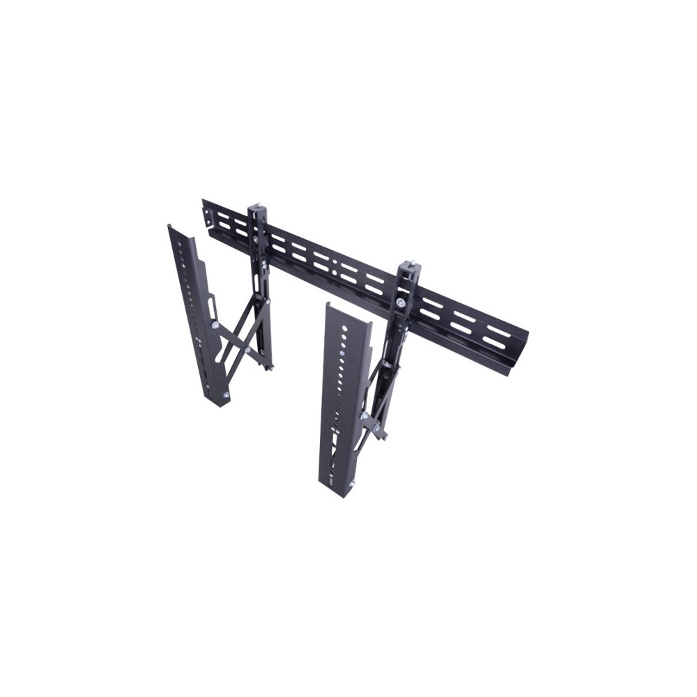 Produktbild för Multibrackets M Public Video Wall Mount Push monteringssats - för platt panel - svart och skiffer