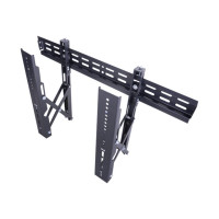 Produktbild för Multibrackets M Public Video Wall Mount Push monteringssats - för platt panel - svart och skiffer