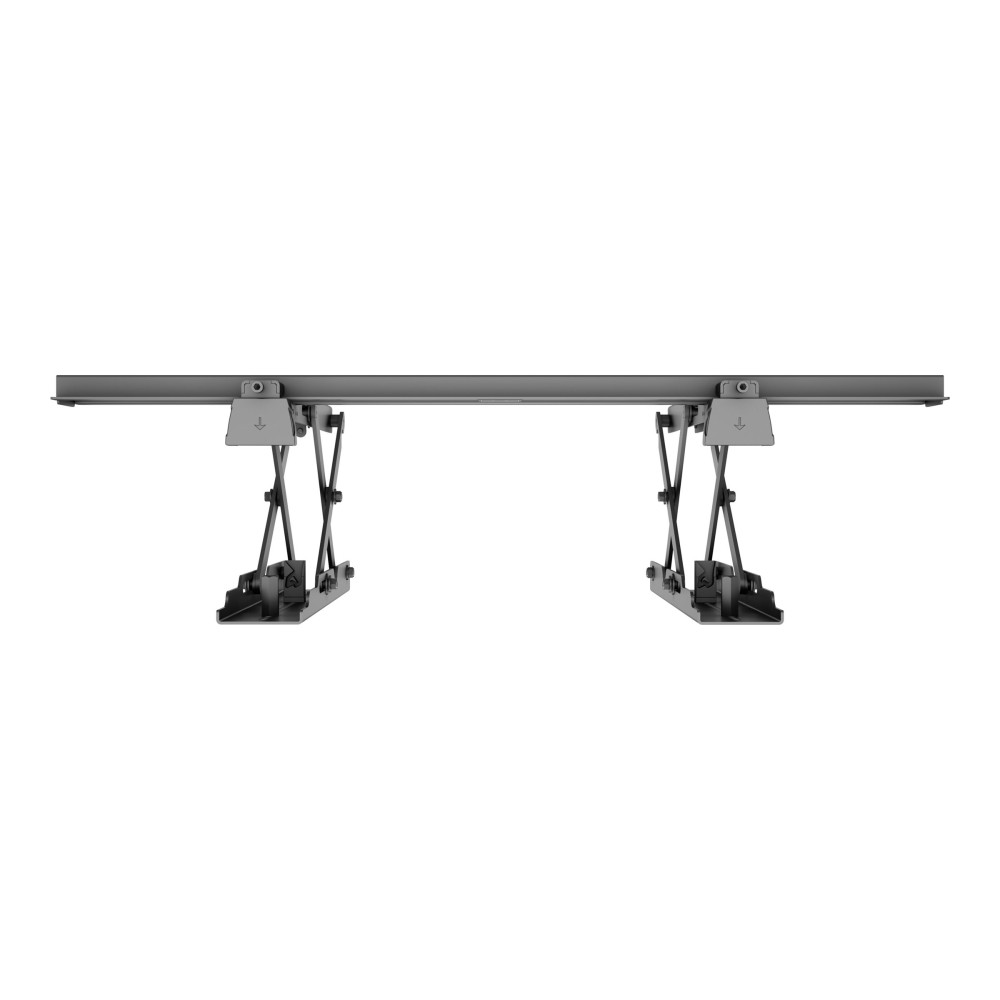 Produktbild för Multibrackets M Public Video Wall Mount Push monteringssats - för platt panel - svart och skiffer