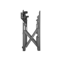 Produktbild för Multibrackets M Public Video Wall Mount Push monteringssats - för platt panel - svart och skiffer