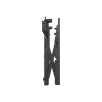 Produktbild för Multibrackets M Public Video Wall Mount Push monteringssats - för platt panel - svart och skiffer