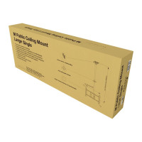 Produktbild för Multibrackets M Public Ceilingmount Large Single monteringssats - för LCD-display - svart